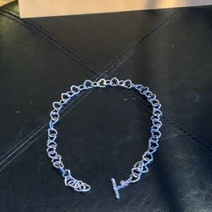 Authentic David Yurman 16 inch necklace in great condition with one gold heart